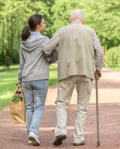 Gentle Movement and Pain-Free Way Exercise and movement support bowel health and dignity in vascular dementia and bowel incontinence: Encourage walking each day, even indoors. If very limited, do gentle chair or leg exercises. Regular movement reduces constipation and boosts mood. How to look after someone with dementia at home, dementia care at home