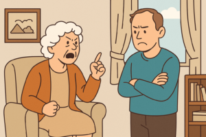 Stress of caring a dementia patient at home