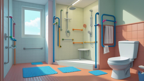 The first most significant safety adaptation is to install grab bars. But it depends on the location. Install position grab bars in areas where elderly people need assistance the most, such as around the toilet, shower and bathtub. Also, select bars of different colours to assist in visual recognition. Grab bars are designed in such a way that they can be professionally installed, holding at least 250 pounds. In addition to this, textured grips offer greater handling even in wet conditions. Likewise, it would be advisable to install a shower seat or bench to minimise the risk of falling during a bath.