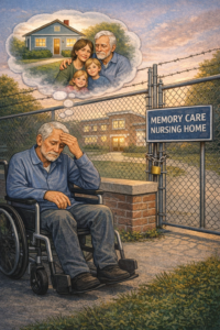 Why do dementia patients refuse to go into a memory care nursing home? dementia care support guide, dementia care at home guide 